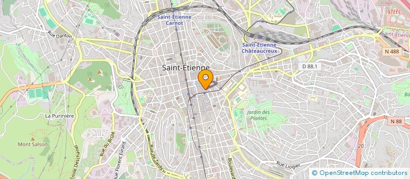 localisation de l'entreprise COPROPRIETE  SAINT-ETIENNE