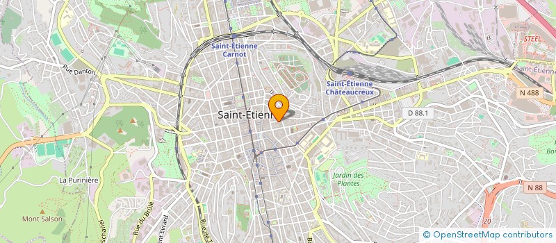 localisation de l'entreprise COPROPRIETE  SAINT-ETIENNE