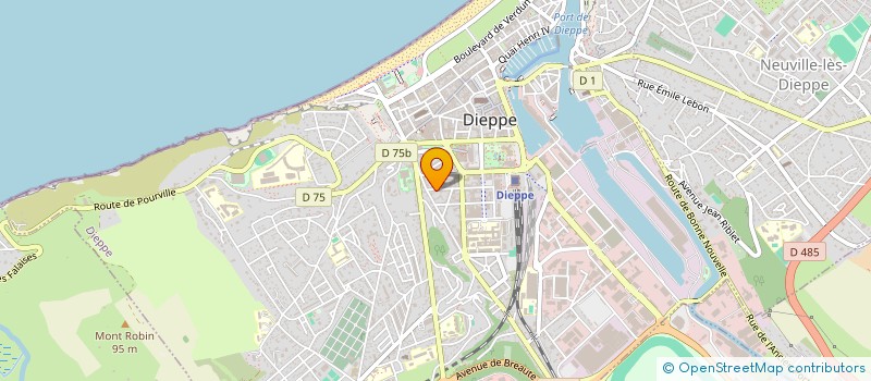 localisation de l'entreprise COPROPRIETE 39 RUE JEAN RIBAULT à DIEPPE