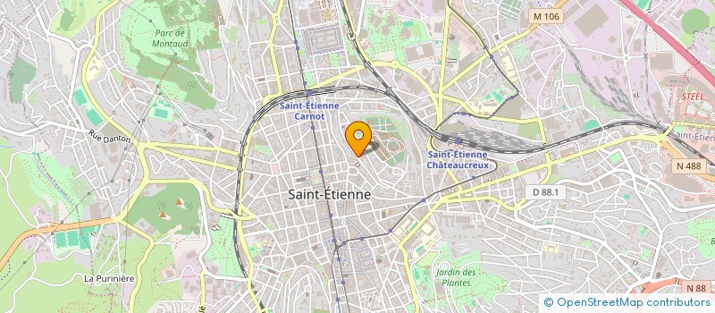 localisation de l'entreprise COPROPRIETE  SAINT-ETIENNE