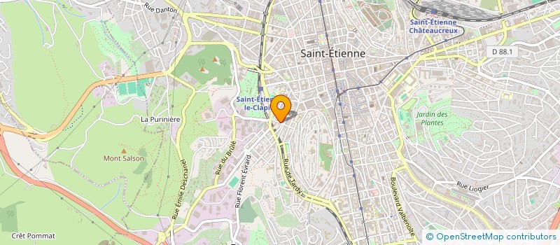 localisation de l'entreprise COPROPRIETE  SAINT-ETIENNE