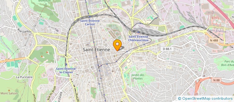 localisation de l'entreprise COPROPRIETE  SAINT-ETIENNE