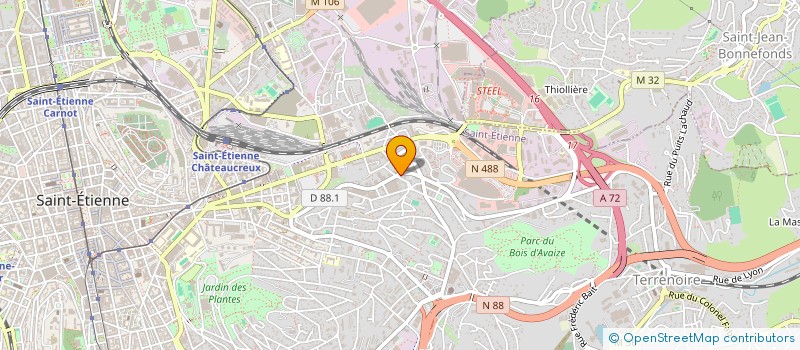 localisation de l'entreprise COPROPRIETE  SAINT-ETIENNE