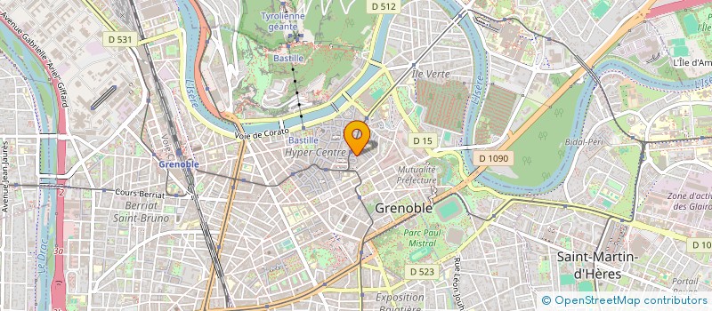 localisation de l'entreprise COPROPRIETE 4 RUE AUGUSTE GACHE  GRENOBLE