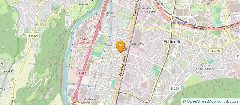 localisation de l'entreprise COPROPRIETE 4 RUE CDT LENOIR à ECHIROLLES