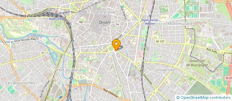 localisation de l'entreprise COPROPRIETE 4 RUE D AUXONNE  DIJON