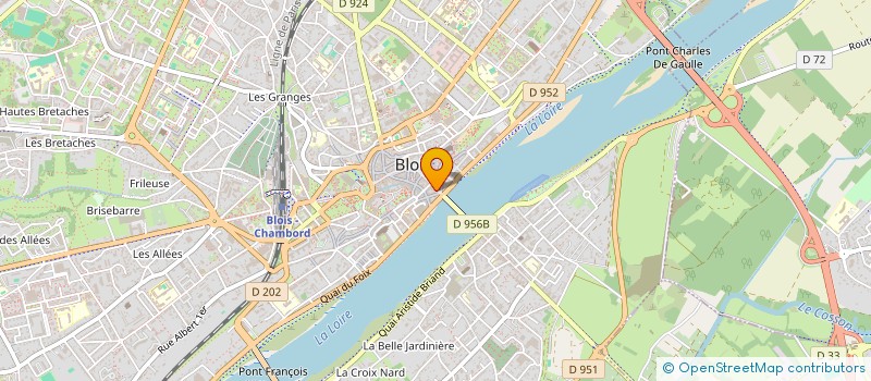 localisation de l'entreprise COPROPRIETE 4 RUE DENIS PAPIN  BLOIS