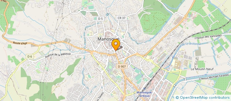 localisation de l'entreprise COPROPRIETE, 4 RUE DES TANNEURS à MANOSQUE