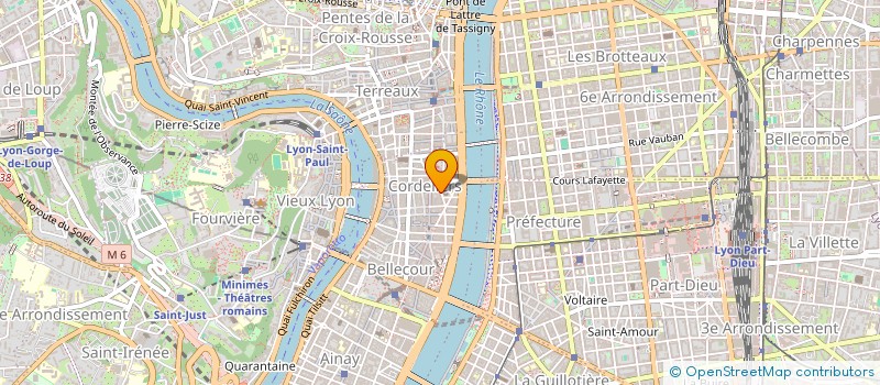 localisation de l'entreprise COPROPRIETE 4 RUE GROLEE  LYON