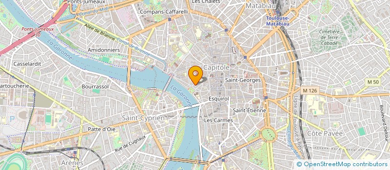 localisation de l'entreprise COPROPRIETE 4 RUE MALBEC à TOULOUSE