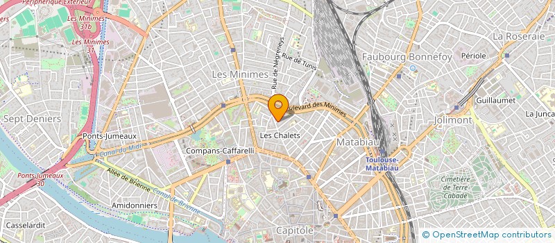 localisation de l'entreprise COPROPRIETE 4 RUE ST HONES à TOULOUSE