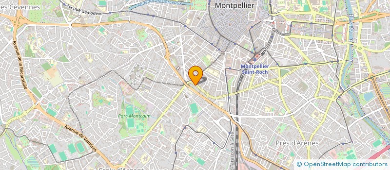 localisation de l'entreprise COPROPRIETE 4 TER BOULEVARD BERTHELOT à MONTPELLIER
