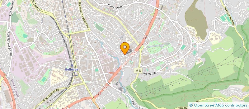 localisation de l'entreprise COPROPRIETE 4 TER RUE EMILE CLERMONT  SAINT-ETIENNE