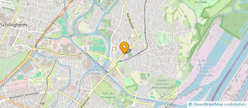 localisation de l'entreprise COPROPRIETE 40 RUE BOECKLIN à STRASBOURG