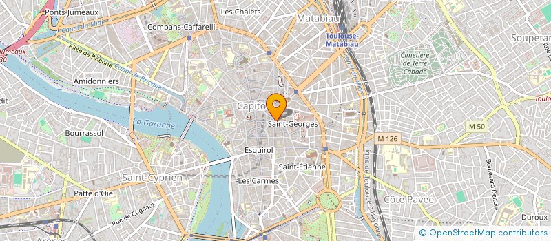 localisation de l'entreprise COPROPRIETE 40 RUE DE LA POMME à TOULOUSE