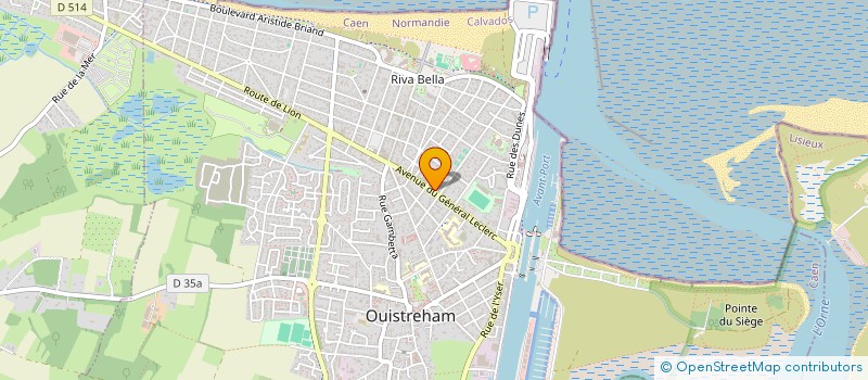 localisation de l'entreprise COPROPRIETE 41 BIS  OUISTREHAM