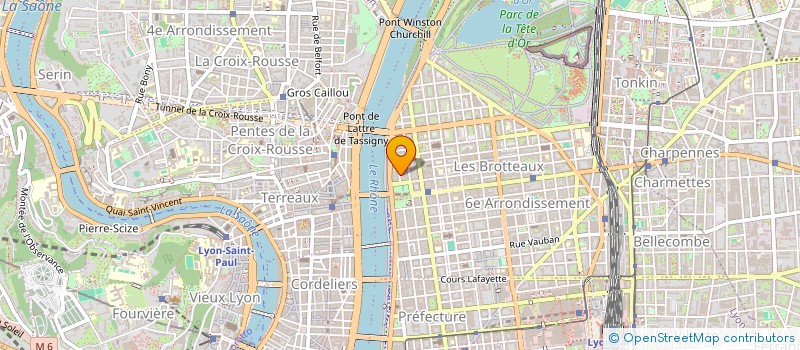 localisation de l'entreprise COPROPRIETE  LYON