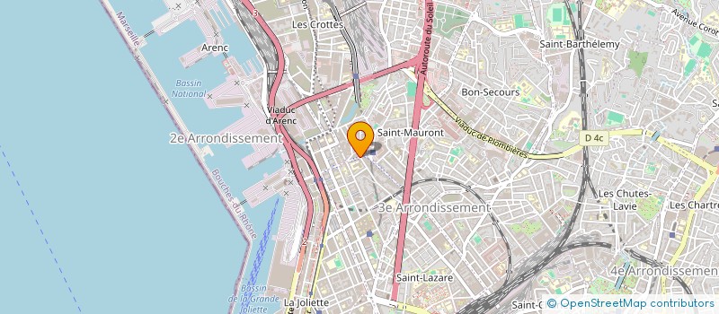 localisation de l'entreprise COPROPRIETE 426 BD NATIONAL à MARSEILLE
