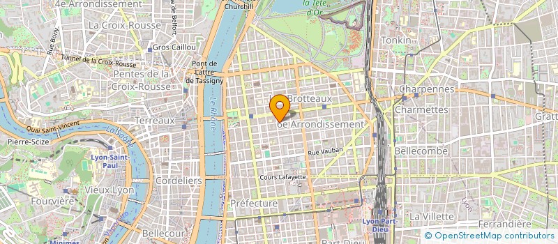 localisation de l'entreprise COPROPRIETE 43 RUE DE SEZE  LYON