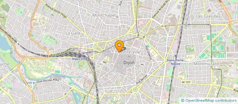 localisation de l'entreprise COPROPRIETE 43 RUE DES GODRANS  DIJON