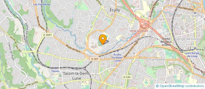 localisation de l'entreprise COPROPRIETE  ECULLY