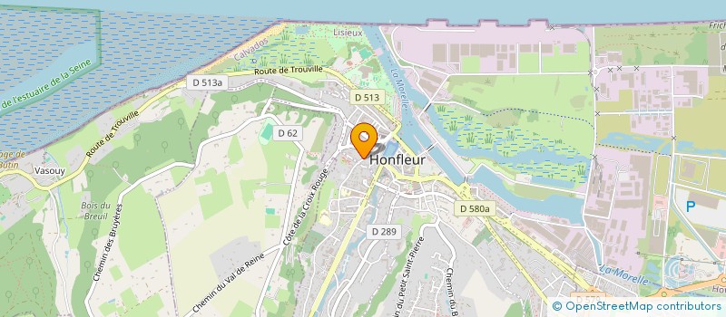 localisation de l'entreprise COPROPRIETE 44 ET 46 RUE BRULEE à HONFLEUR