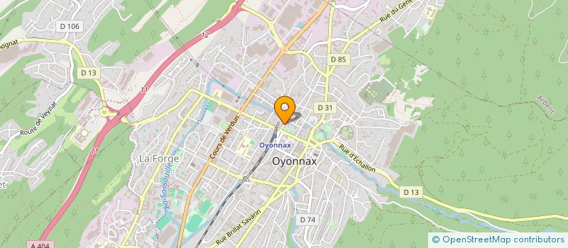localisation de l'entreprise COPROPRIETE 44 RUE PERI  OYONNAX