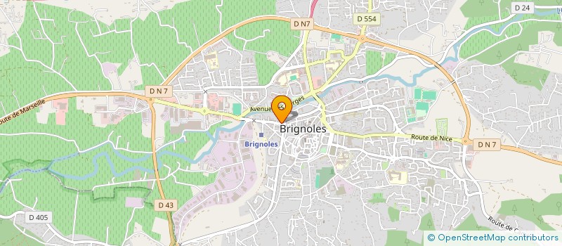 localisation de l'entreprise COPROPRIETE 44 RUE REPUBLIQUE  BRIGNOLES