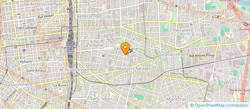 localisation de l'entreprise COPROPRIETE  LYON