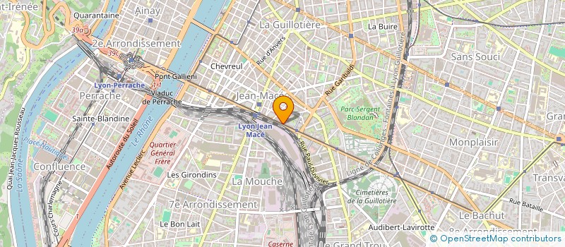 localisation de l'entreprise COPROPRIETE  LYON