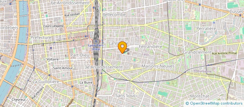 localisation de l'entreprise COPROPRIETE  LYON