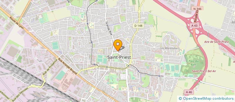 localisation de l'entreprise COPROPRIETE  SAINT-PRIEST