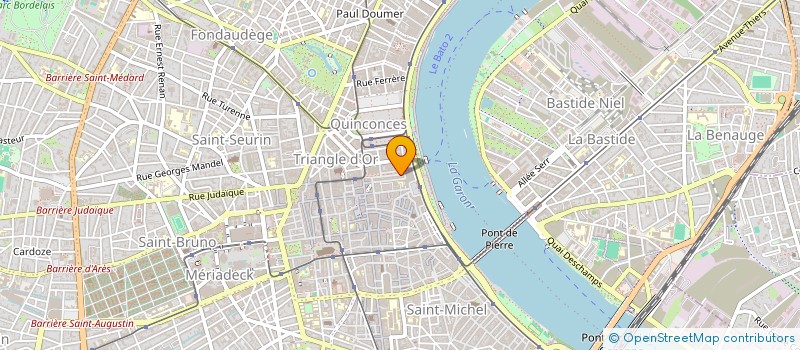 localisation de l'entreprise COPROPRIETE  BORDEAUX