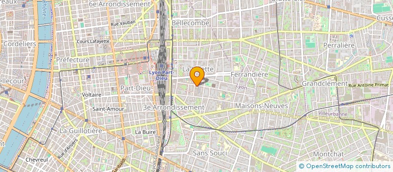 localisation de l'entreprise COPROPRIETE  LYON