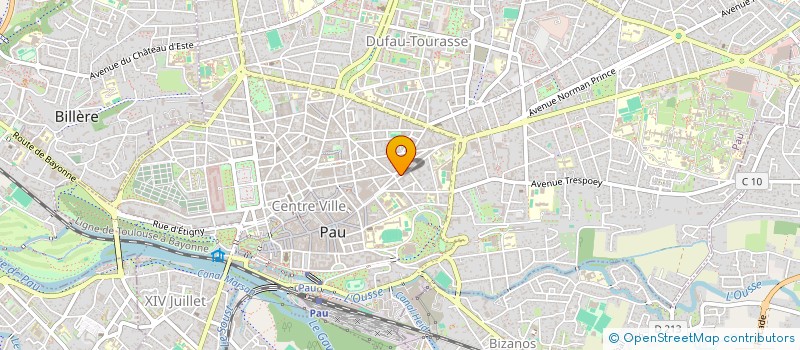 localisation de l'entreprise COPROPRIETE 46 R HENRI FAISANS à PAU