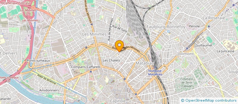 localisation de l'entreprise COPROPRIETE 46 RUE DU PRINTEMPS à TOULOUSE