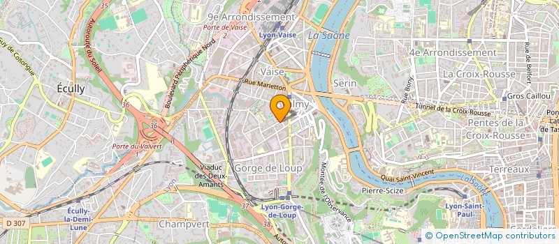 localisation de l'entreprise COPROPRIETE  LYON