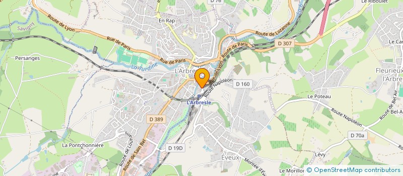 localisation de l'entreprise COPROPRIETE  L ARBRESLE