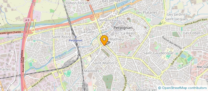 localisation de l'entreprise COPROPRIETE  PERPIGNAN