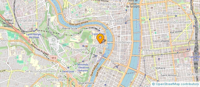 localisation de l'entreprise COPROPRIETE  LYON