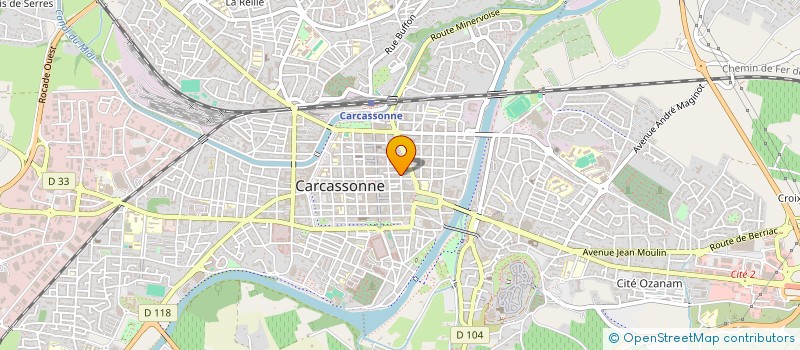 localisation de l'entreprise COPROPRIETE 49 RUE COSTE REBOULH  CARCASSONNE