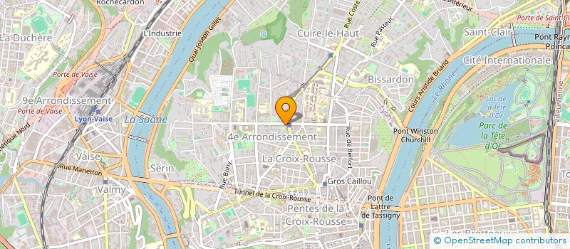 localisation de l'entreprise COPROPRIETE 49 RUE DE HENON  LYON