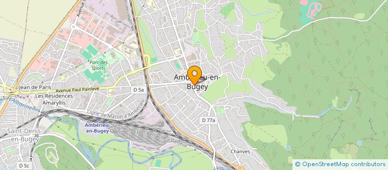 localisation de l'entreprise COPROPRIETE à AMBERIEU-EN-BUGEY