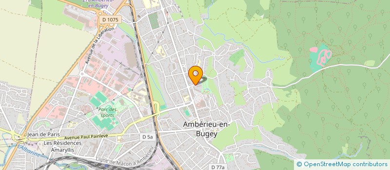 localisation de l'entreprise COPROPRIETE à AMBERIEU-EN-BUGEY