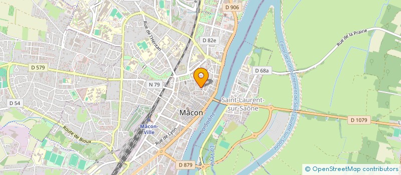 localisation de l'entreprise COPROPRIETE 5/7RUE SAINT JEAN  MACON