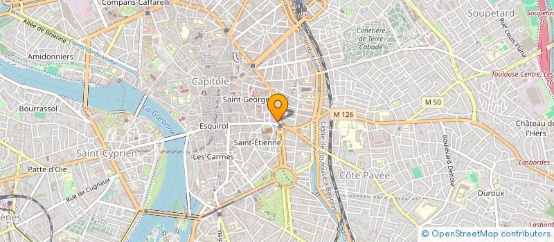 localisation de l'entreprise COPROPRIETE 5 BOULEVARD CARNOT  TOULOUSE