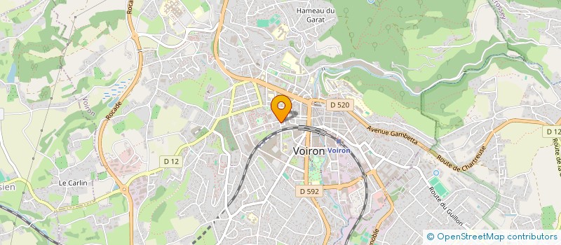 localisation de l'entreprise COPROPRIETE 5 ET 7 RUE ERNEST IMBERT  VOIRON