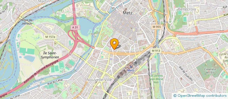 localisation de l'entreprise COPROPRIETE 5 REMPART ST THIEBAUT  METZ