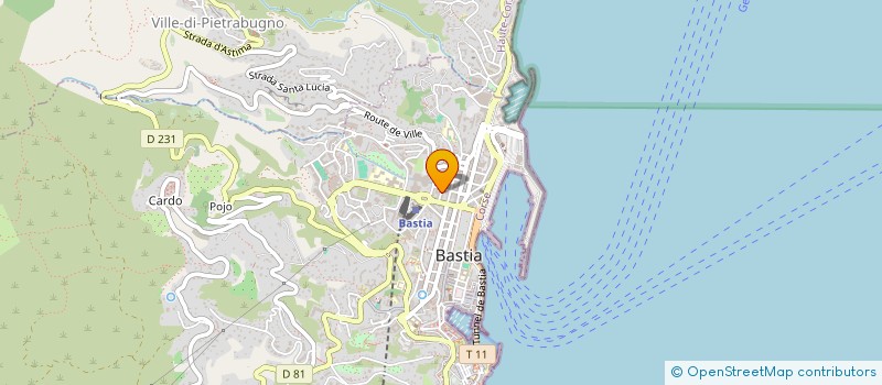 localisation de l'entreprise COPROPRIETE 5 RUE CARNOT à BASTIA