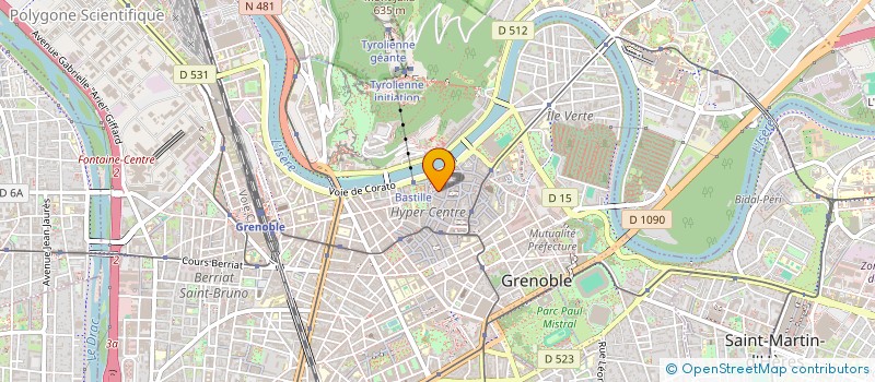 localisation de l'entreprise COPROPRIETE 5 RUE D AGIER  GRENOBLE